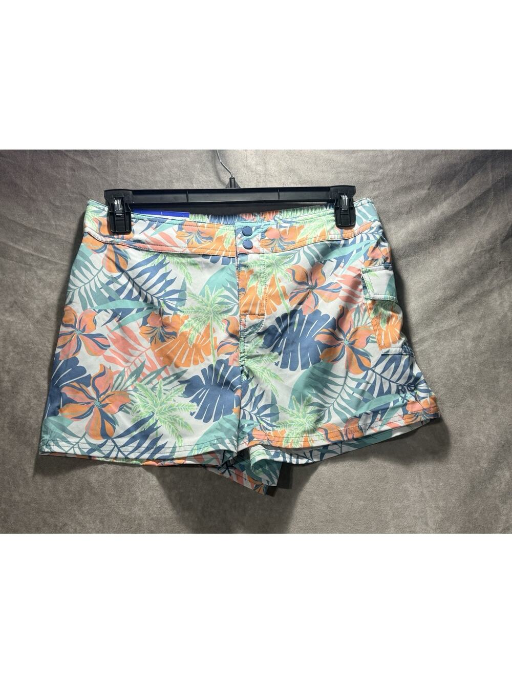 NWT Roxy Stretch Board Shorts Tropic Multi Color Size Large